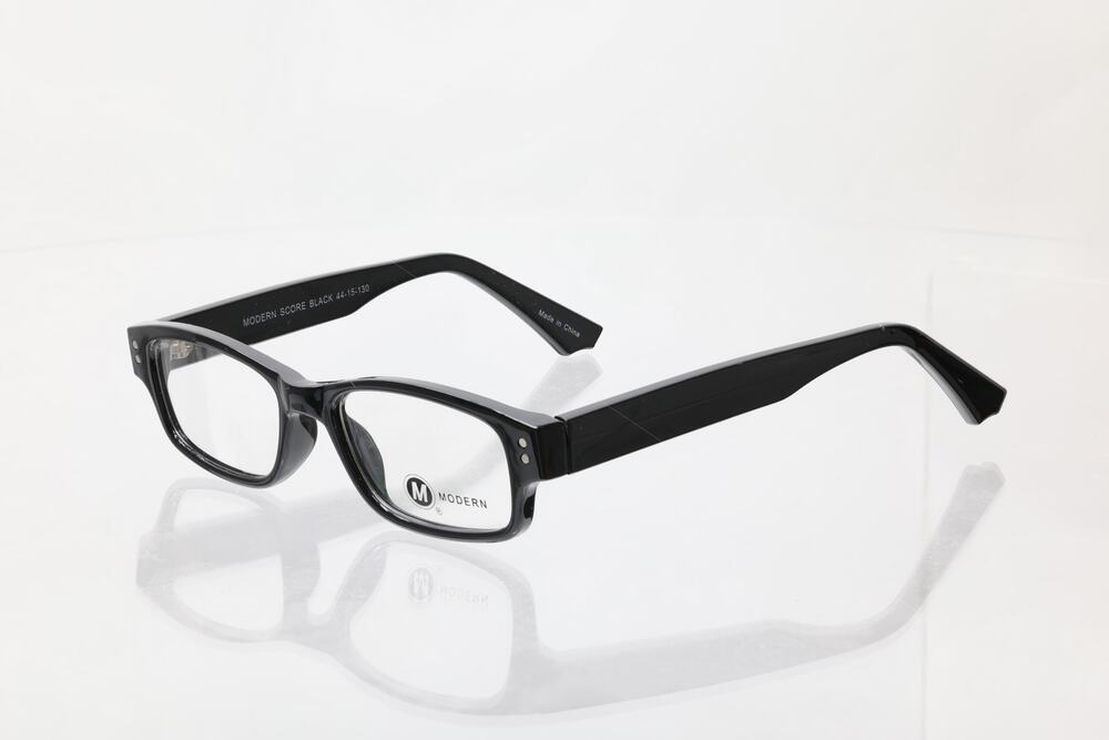 Modern Score Black 44-15-130mm Eyeglass FRAMES ONLY - NEW/WITHOUT TAGS